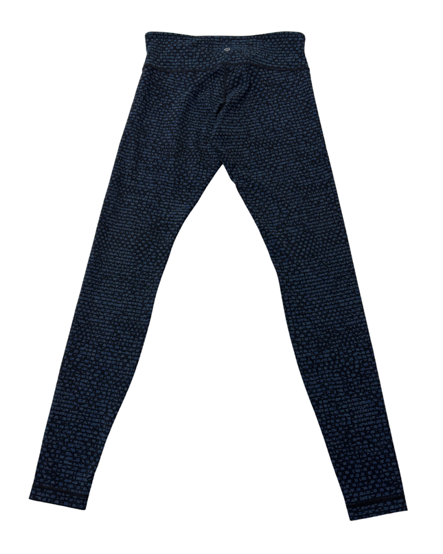 Lululemon Blue/Black Patterned Performance Leggings