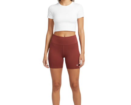 Nike Rust Dri-FIT High-Rise Biker Shorts