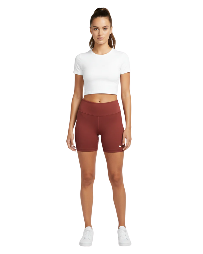 Nike Rust Dri-FIT High-Rise Biker Shorts