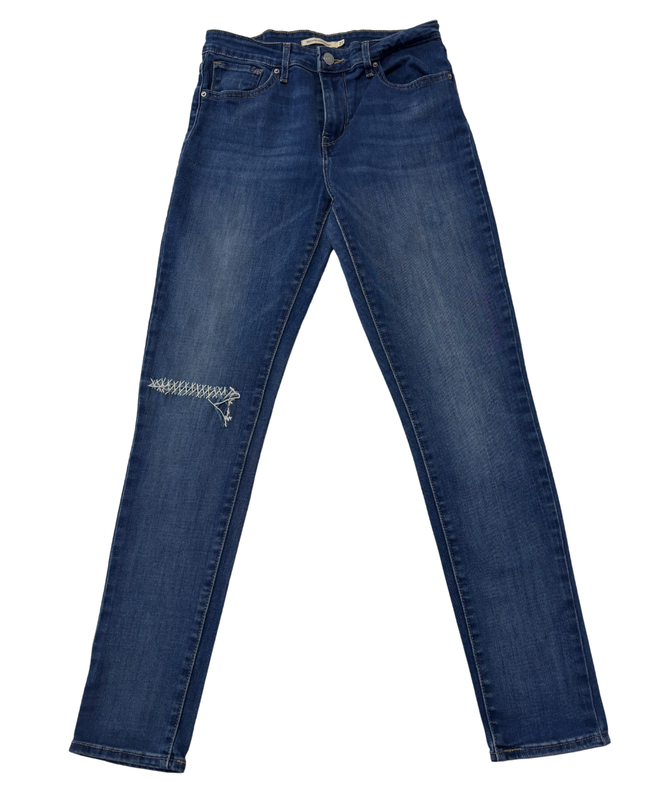 Levi's Blue 721 High Rise Skinny Jeans