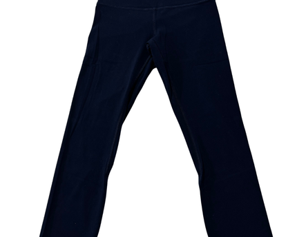 Lululemon Navy Wunder Train High-Rise Crop 21" Leggings