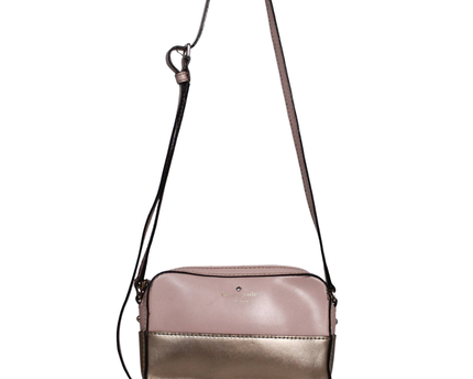 Kate Spade Pink Two-Tone Metallic Crossbody Bag