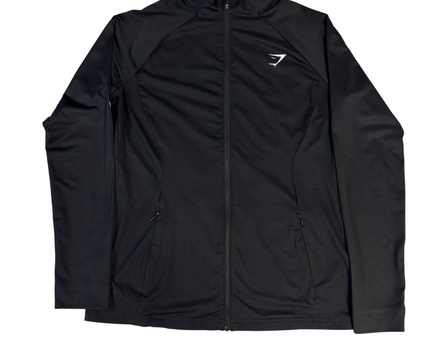 Gymshark Black Full Zip Performance Sports Jacket