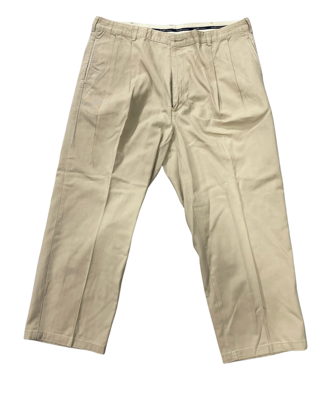 Ralph Lauren Beige Pleated Chino Pants