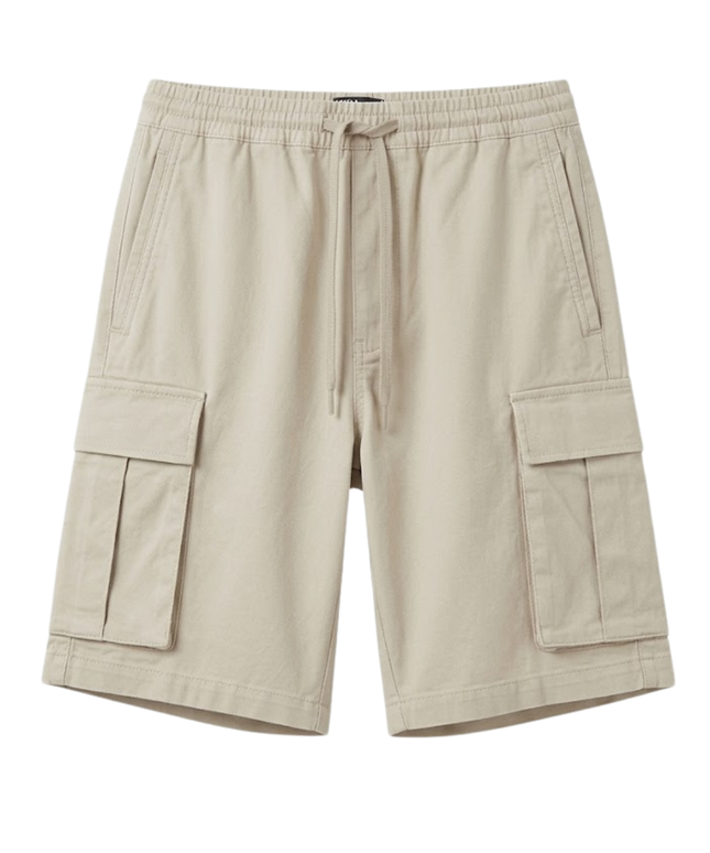 Zara Beige Drawstring Cargo Shorts