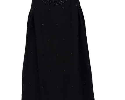 The Collection Debenhams Black Embellished Sleeveless Shift Dress