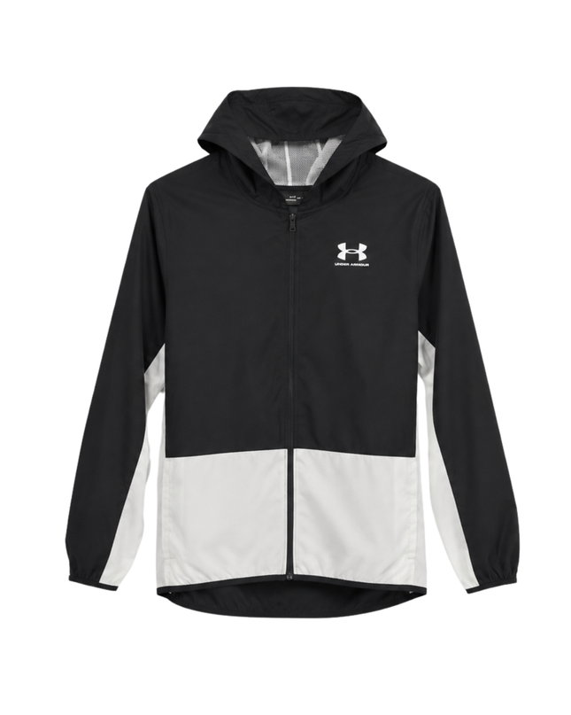 Under Armour Black Hooded Windbreaker Jacket