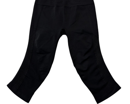 Lululemon Black Seamless Textured Capri Leggings