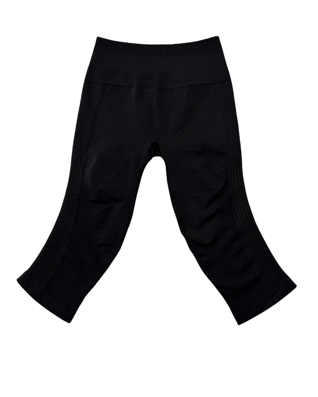Lululemon Black Seamless Textured Capri Leggings