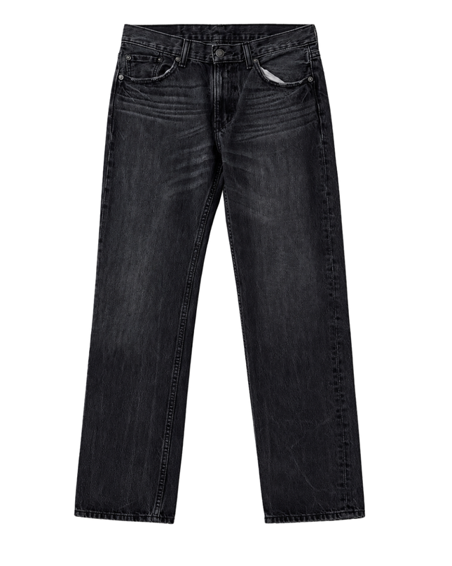Levi's Black Faded Straight Leg Jeans