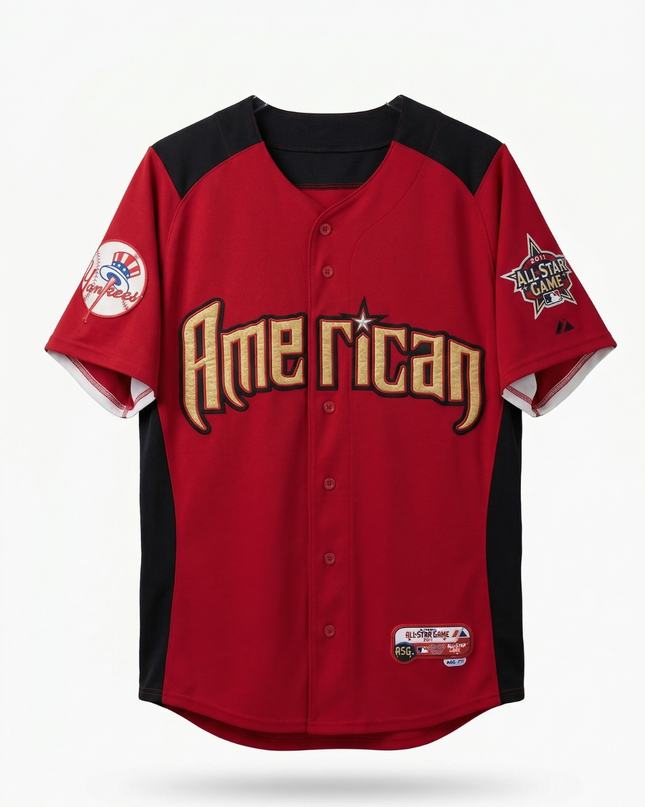 MLB Majestic Red 2011 All-Star Game American League Jersey