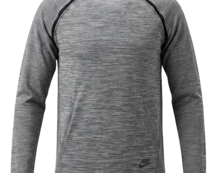 Nike Grey Tech Knit Crewneck Sweater