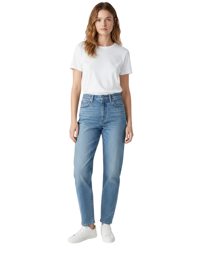 Levi's Blue High Waisted Mom Jeans
