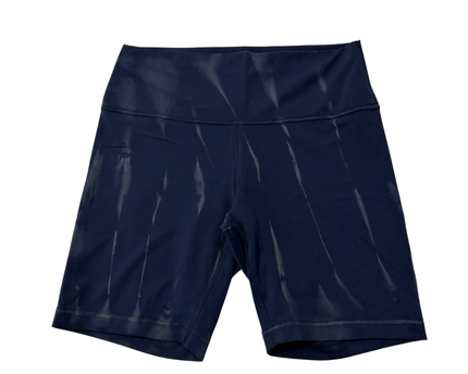 Lululemon Navy Blue Wunder Train High-Rise Athletic Shorts