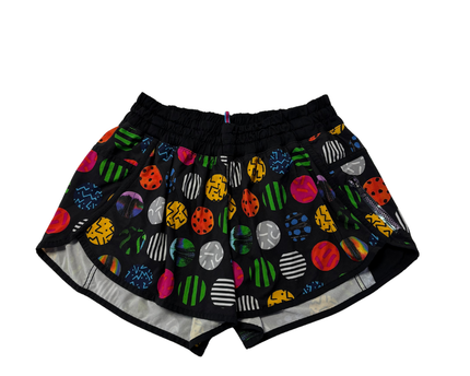 Lululemon Multicolor Geometric Patterned Sports Shorts