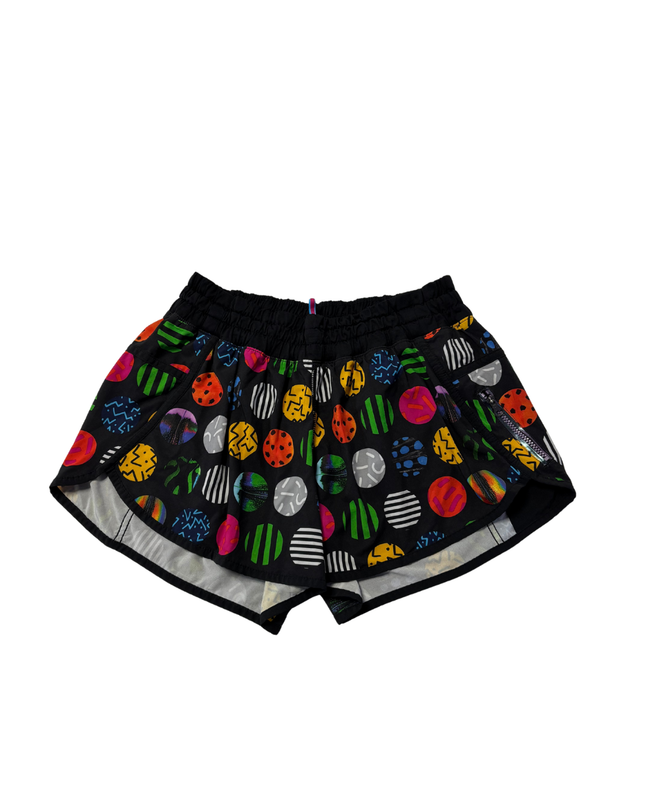 Lululemon Multicolor Geometric Patterned Sports Shorts