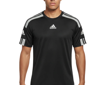 Adidas Black Three Stripes Sports T-Shirt
