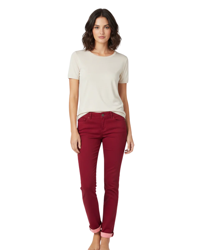 Hollister Red Stretch Skinny Pants