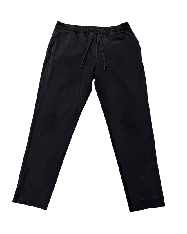 Lululemon Black Tapered Fit Drawstring Pants