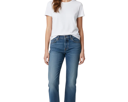 Levi's Blue 518 Straight Leg Button Fly Jeans
