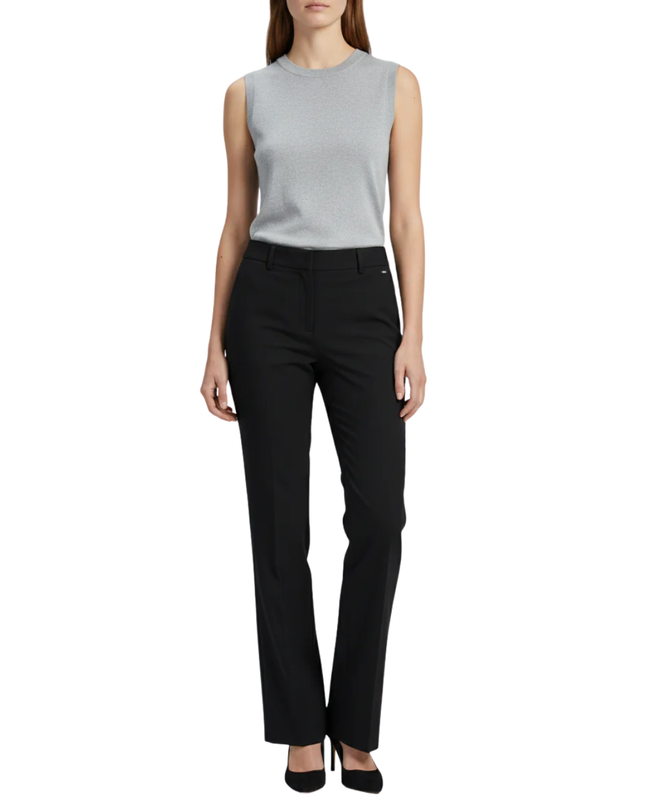 Michael Michael Kors Black Gramercy Fit Dress Pants