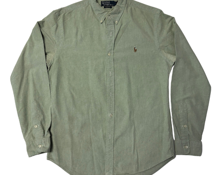 Polo by Ralph Lauren Green Slim Fit Oxford Button-Down Shirt