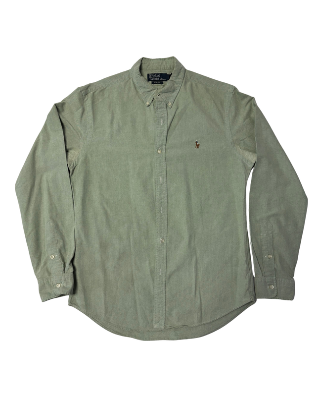Polo by Ralph Lauren Green Slim Fit Oxford Button-Down Shirt