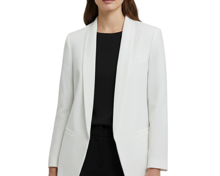 Betty Jackson. Black White Shawl Lapel Blazer