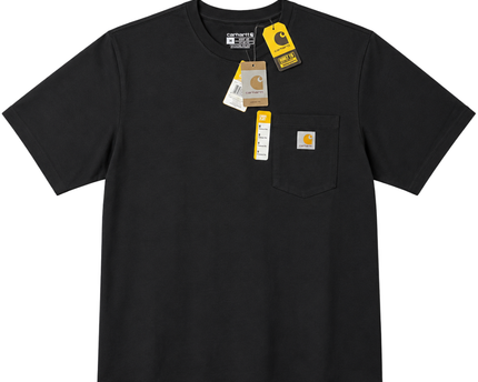 Carhartt Black Loose Fit Short Sleeve Pocket T-Shirt W/Tags
