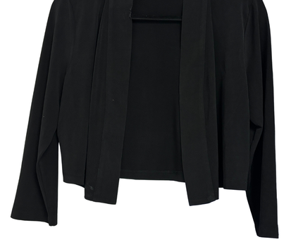 Calvin Klein Black Open-Front Cropped Cardigan Shrug