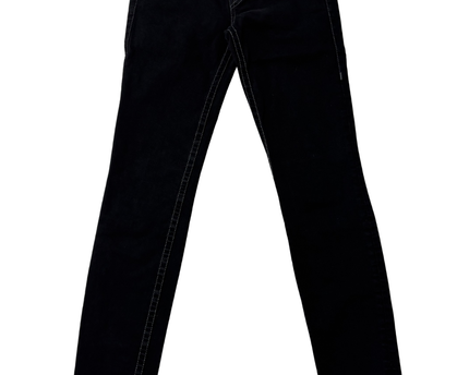 True Religion Black Slim Fit Contrast Stitch Jeans