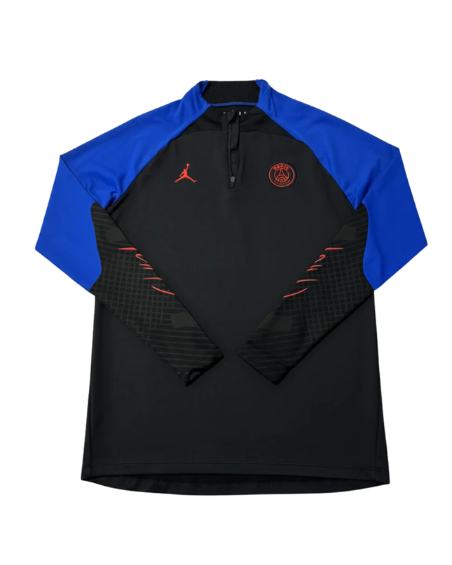 Jordan Black/Blue Paris Saint-Germain Strike Drill Training Jersey