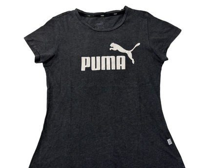 Puma Dark Grey Graphic Logo T-Shirt