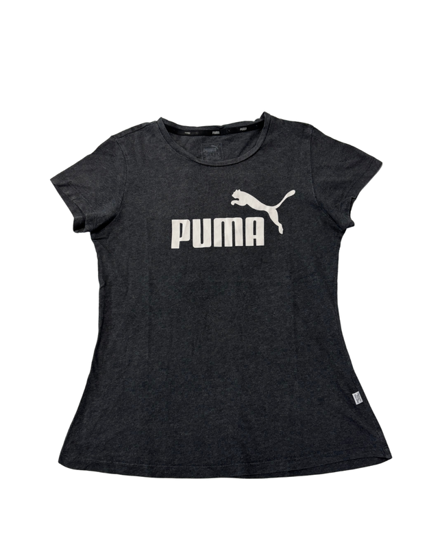 Puma Dark Grey Graphic Logo T-Shirt