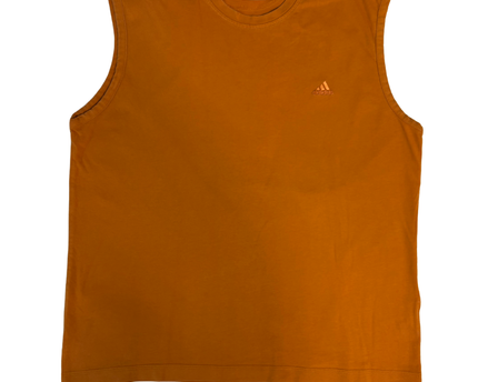 Adidas Orange Essential Sleeveless Tank Top