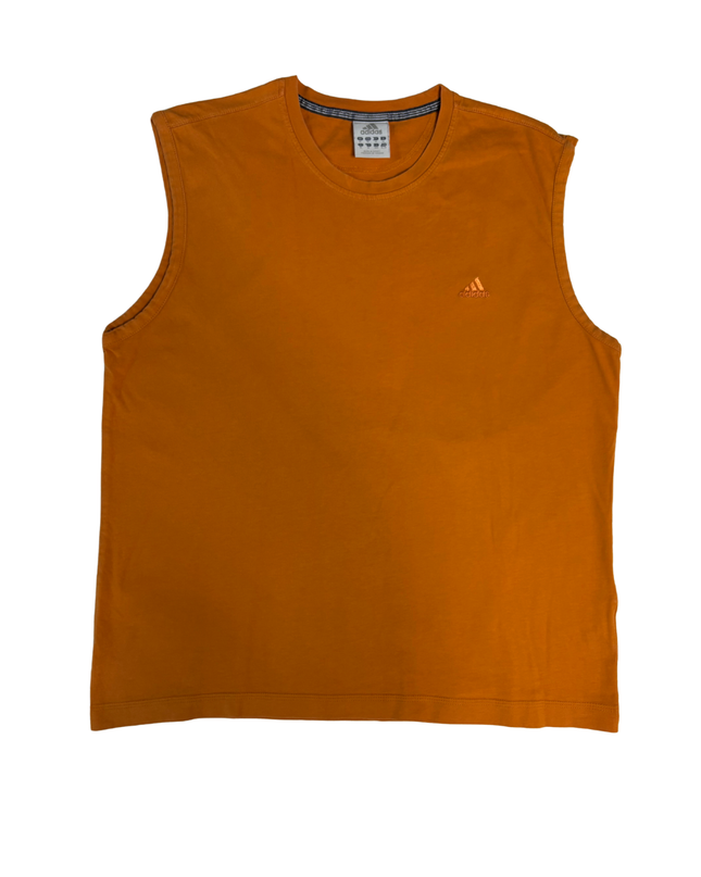 Adidas Orange Essential Sleeveless Tank Top