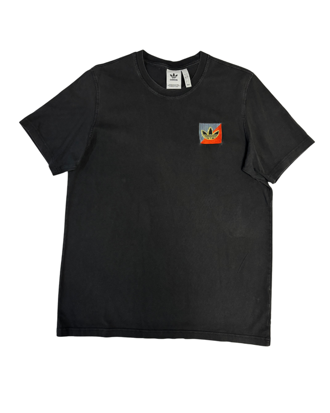 Adidas Black Graphic Trefoil T-Shirt