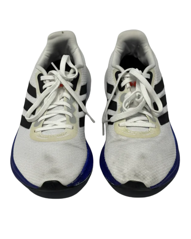 Adidas White/Blue Men's Athletic Running Sneakers