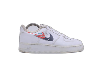 Nike Air Force 1 Low '07 Quadruple Swoosh White Navy Crimson  Sneaker | EU 41