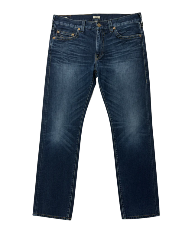True Religion Blue Geno Relaxed Slim Jeans