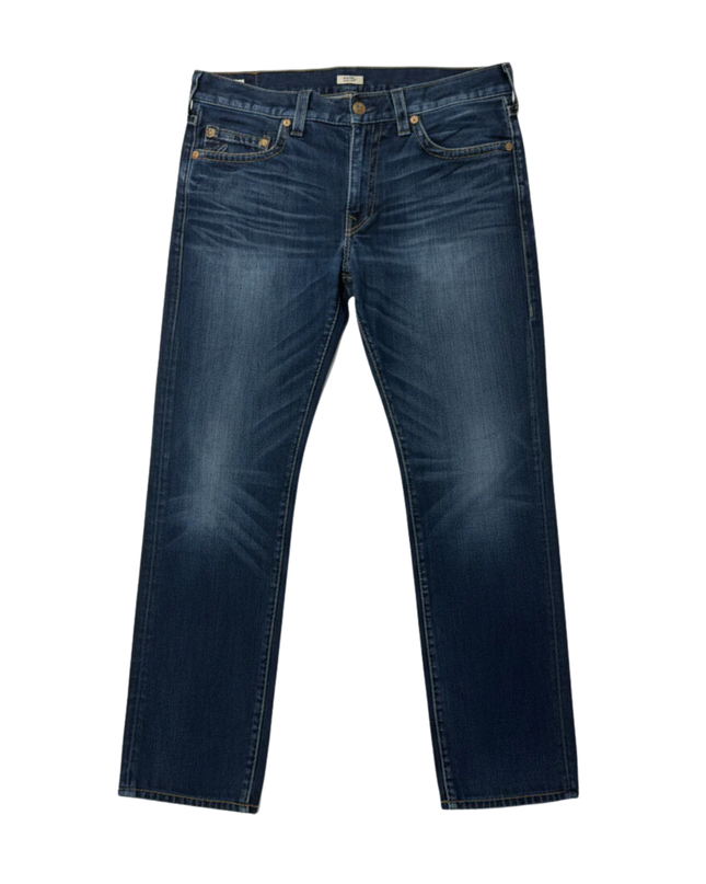 True Religion Blue Geno Relaxed Slim Jeans