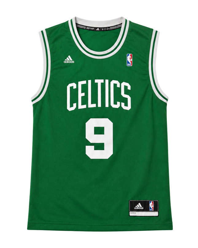 Adidas Green Boston Celtics Rajon Rondo #9 NBA Basketball Jersey
