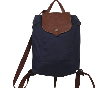 Longchamp Blue Le Pliage Nylon Backpack