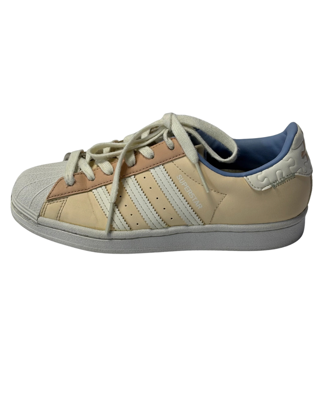 Adidas Superstar Puzzle Shell Toe Sneakers | Beige | EU 37⅓