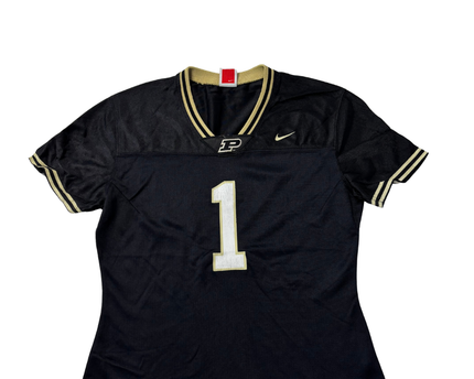 Nike Black Purdue University Boilermakers #1 Collegiate Jersey