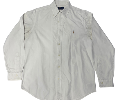 Polo Ralph Lauren White Classic Fit Button-Down Shirt