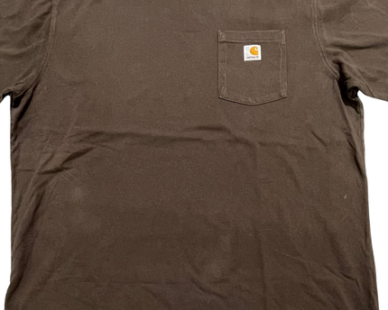 Carhartt Brown Original Fit Pocket T-Shirt