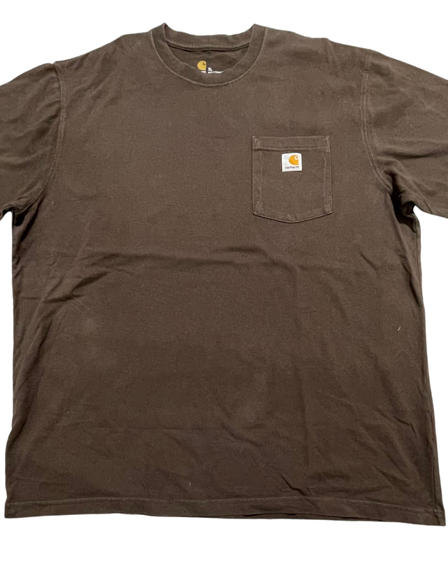 Carhartt Brown Original Fit Pocket T-Shirt