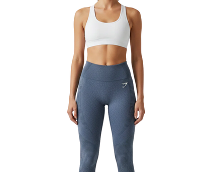 Gymshark Energy Seamless Blue High-Waisted Workout Leggings