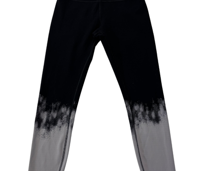 Lululemon Black and Grey Ombre High-Waisted Leggings